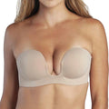 Fashion Forms Voluptuous U Plunge Backless Strapless Bra 29710 Nude Front