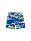 Fish Mid-Length Swim Trunks