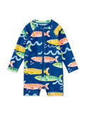 Fish Rash Guard Swimsuit