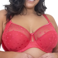 Fit Fully Yours Carmen Polka Dot Underwire Bra B2498 - Teaberry