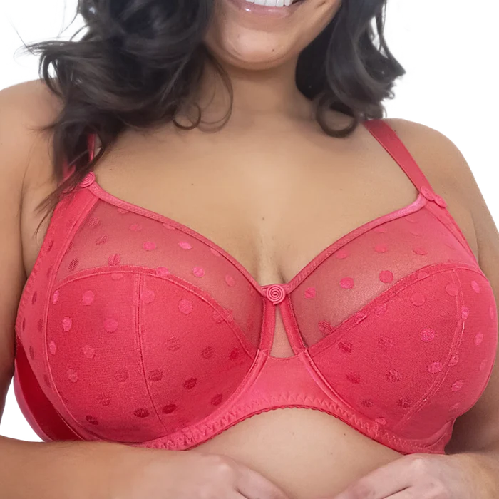 Fit Fully Yours Carmen Polka Dot Underwire Bra B2498 - Teaberry