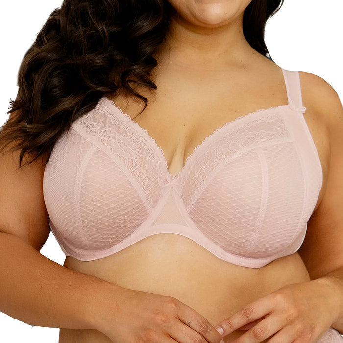 Fit Fully Yours Jade Lace Plunge Bra B2405 Blush Front