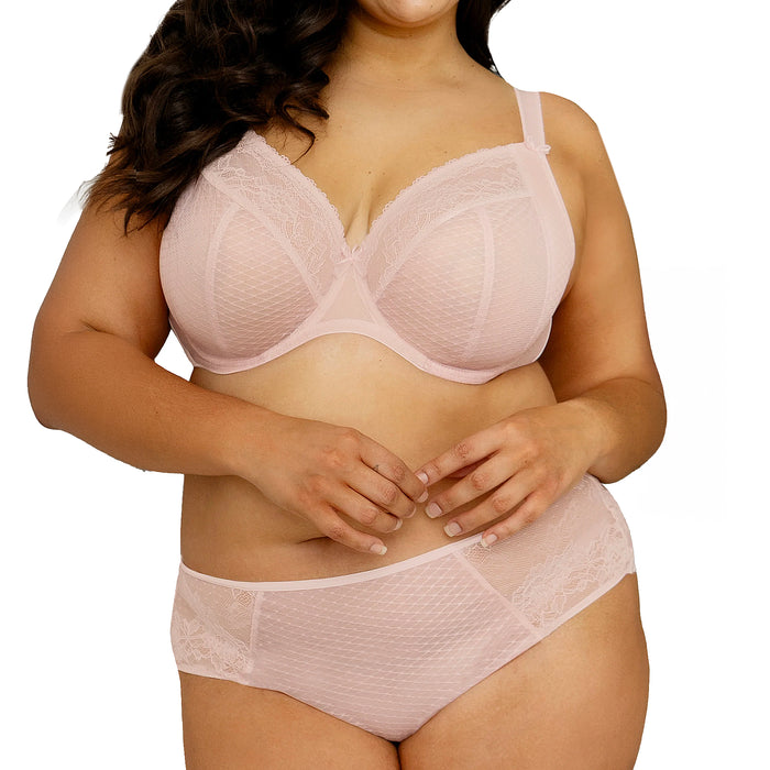 Fit Fully Yours Jade Lace Plunge Bra B2405 Blush Set