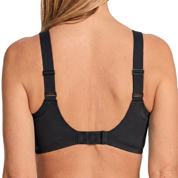 Fit Fully Yours Sonya Wireless Bra B6500 Black Back