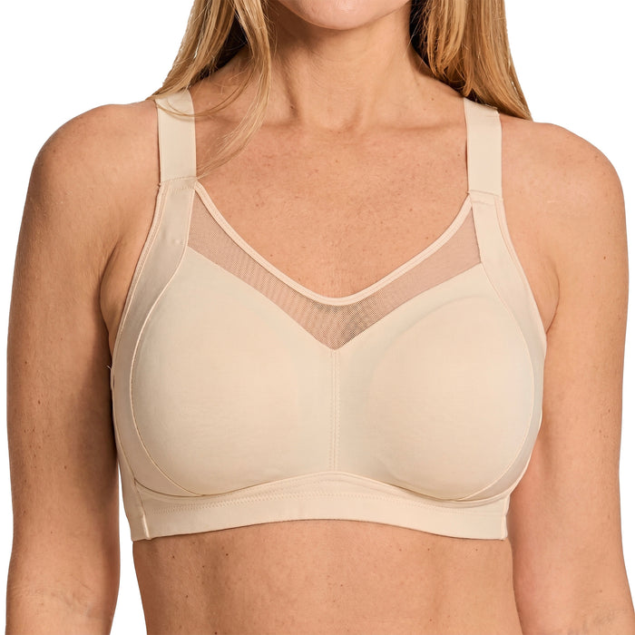 Fit Fully Yours Sonya Wireless Bra B6500 Soft Beige Front
