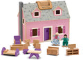 fold and go doll house