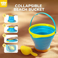 Foldable Beach Bucket-Colors Vary