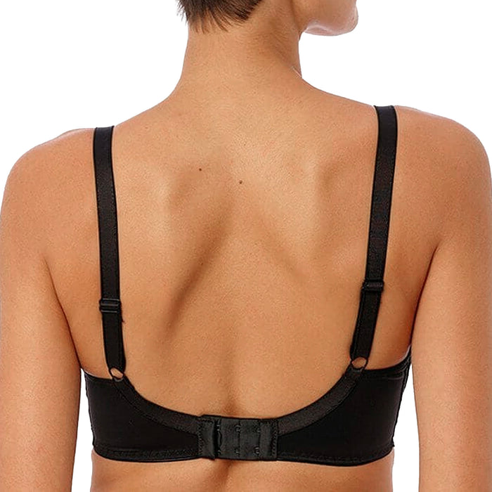 Freya Offbeat Underwire Moulded Demi T-shirt Bra AA5450 Black Back