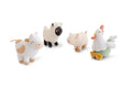 "Funny Farm" Rattle Plushie