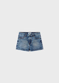Girl Medium Wash Denim Shorts