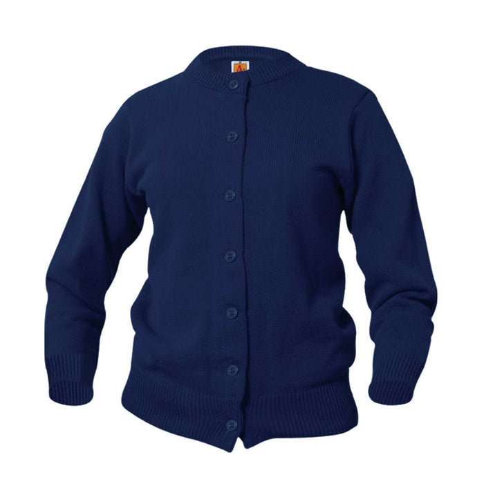 Girls Navy Cardigan