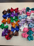 Glitter Overlay Medium Bows-Assorted