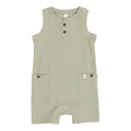Green Sleeveless Romper