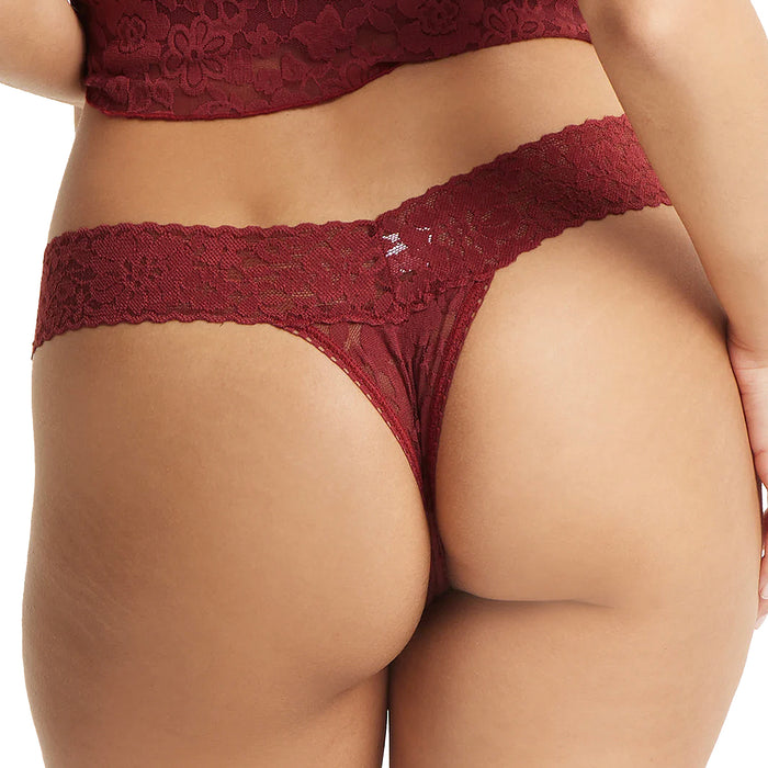 Hanky Panky Daily Lace Original Rise Thong 771101 Shiraz Back