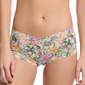 Hanky Panky Printed Signature Lace Boyshort PR4812 Botany Front