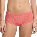 Hanky Panky Signature Lace Boyshort 4812 Courageous Coral Front