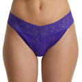 Hanky Panky Signature Lace Original Rise Thong 4811P Verbena Purple Front