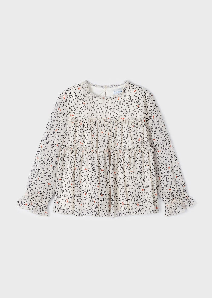 Heart Confetti Blouse