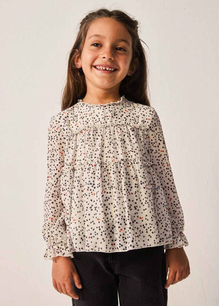 Heart Confetti Blouse