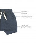 Heather Navy Jogger Short