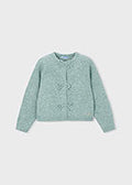 Heathered Mint Cardigan Sweater