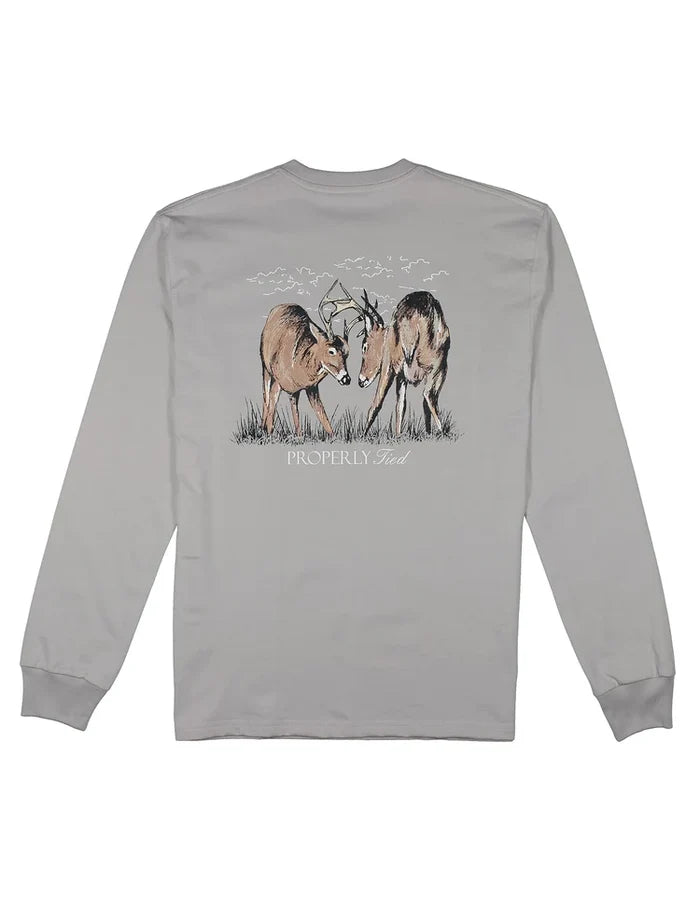 Ice Gray Trophy Season LS Shirt