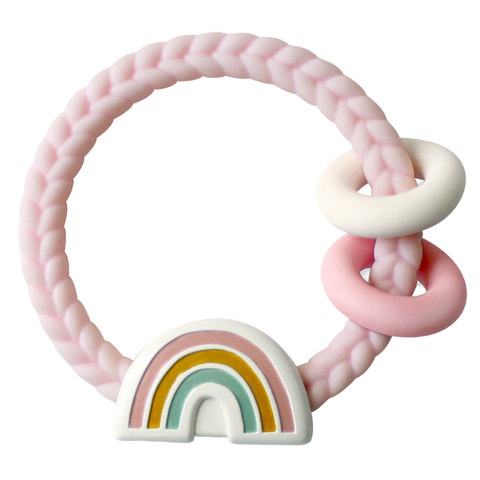 Itzy Ritzy - Ritzy Rattle™ Silicone Teether Rattles: Highland Cow