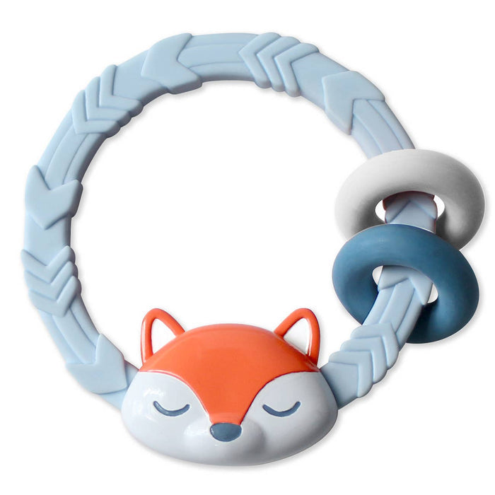 Itzy Ritzy - Ritzy Rattle™ Silicone Teether Rattles: Highland Cow