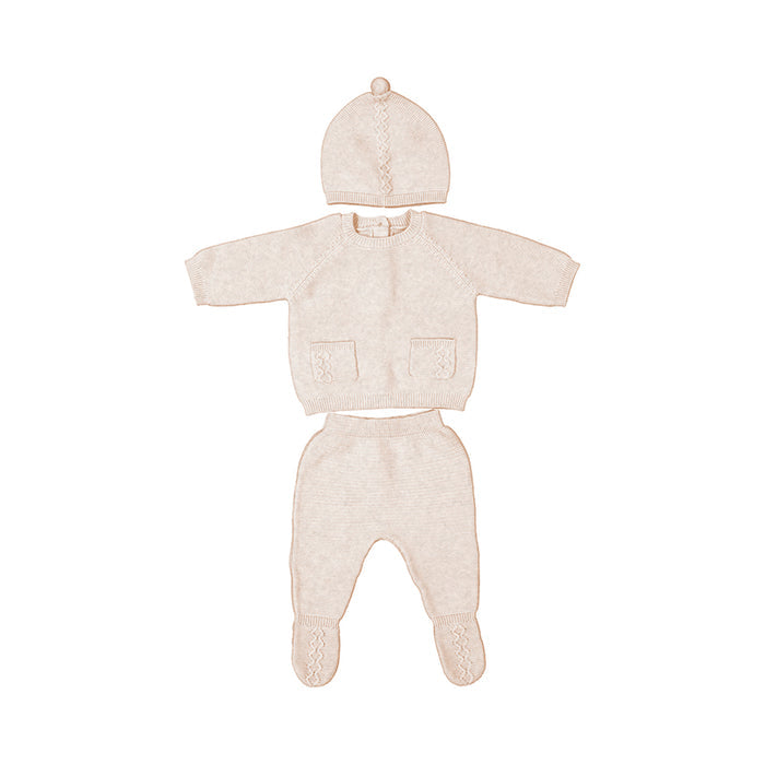 Ivory Newborn Legging 3 pc. Set