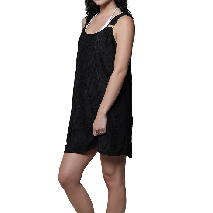 J. Valdi Ipanema Ring Tank Dress Cover Up J27386 Black Set