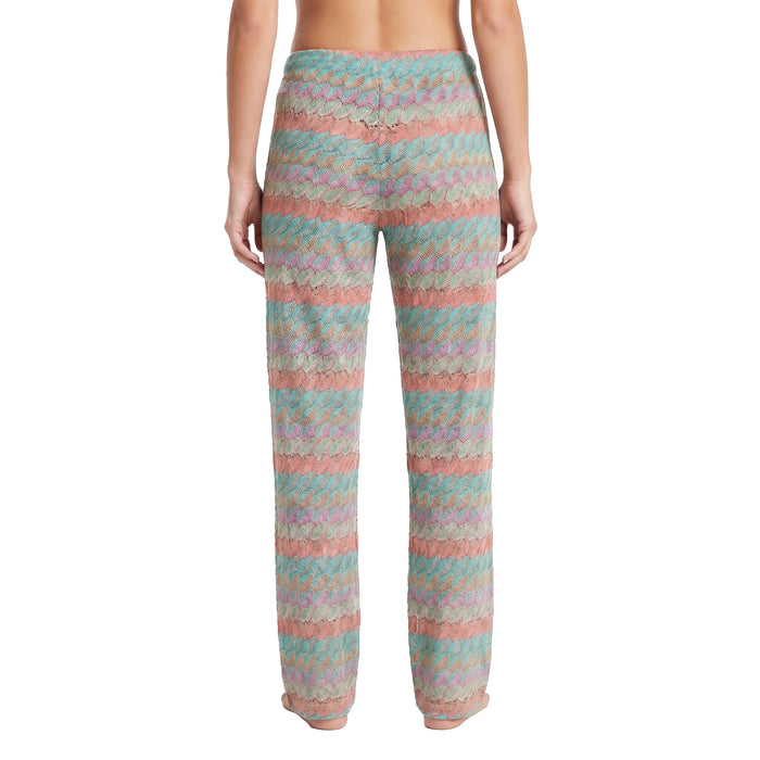 J. Valdi Seychelles Knit Pant Cover Up J10055 Multi Back