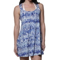 J. Valdi Verano Macrame Back Dress Coverup J17246 Blue Multi Front