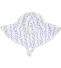 Kimberly Stripe Floral Wide Brim Hat-6/12 months