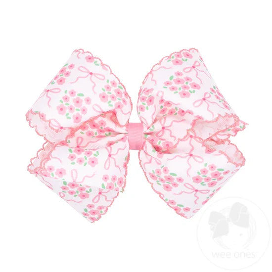 King Moonstitch Bows/Floral Print