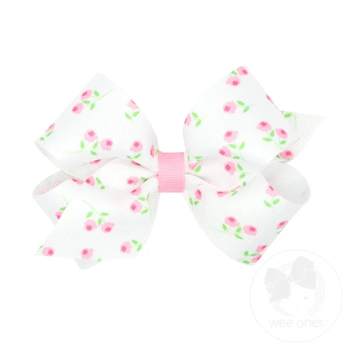 King Rose Print Bow