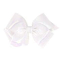 King Sheer Iridescent Overlay Bow