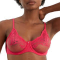 Le Mystere Lace Allure Bra 8246 Bright Pink Front
