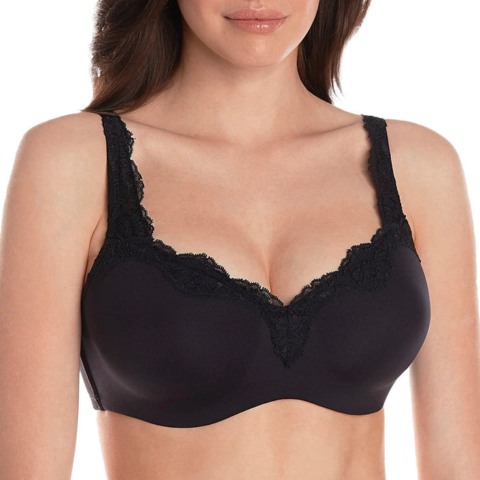 Le Mystere Lace Tisha Bra 965 Black Front