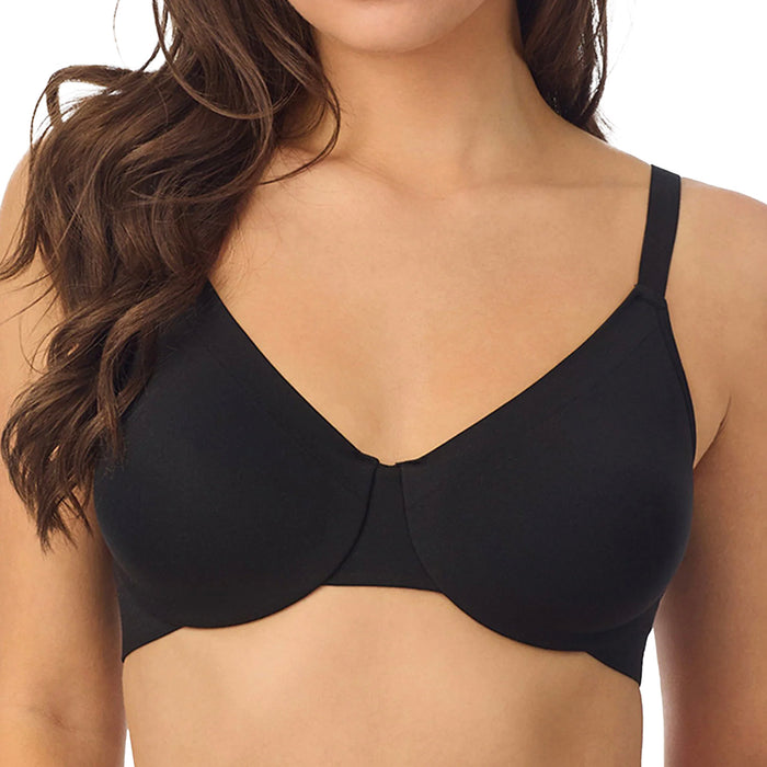 Le Mystere Seamless Comfort Unlined Bra 6217 Black Front