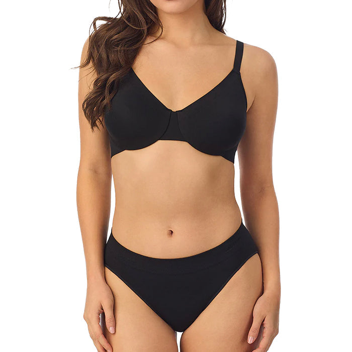 Le Mystere Seamless Comfort Unlined Bra 6217 Black Set