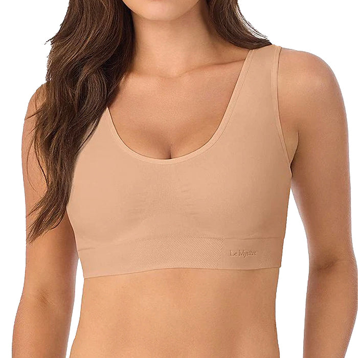 Le Mystere Seamless Comfort Wireless Back Smoother Bra 5317 Natural Front