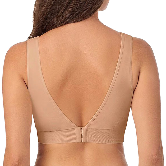 Le Mystere Seamless Comfort Wireless Back Smoother Bra 5317 Natural Back