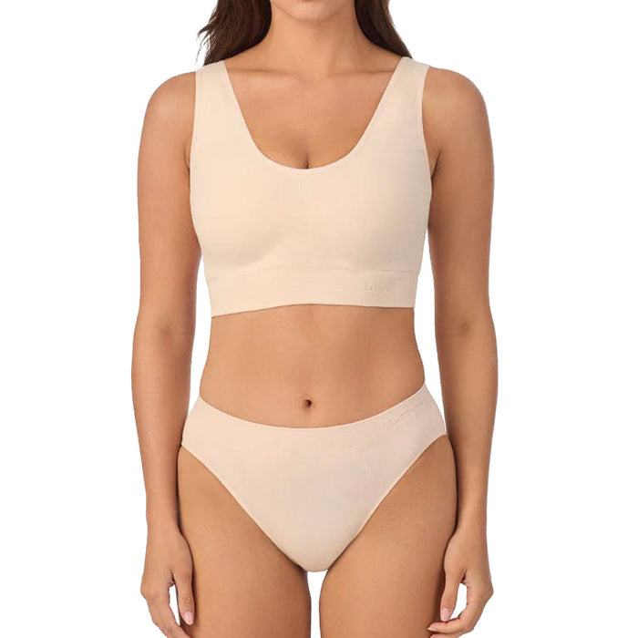 Le Mystere Seamless Comfort Wireless Back Smoother Bra 5317 Soft Shell Set