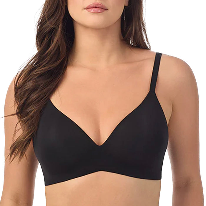 Le Mystere Second Skin Wireless Bra 9221 Black Front