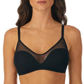 Le Mystere Sheer Illusion Wireless Bra 5584 Black Front