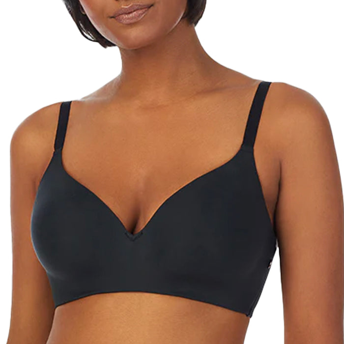 Le Mystere Signature Comfort Wireless Bra 7714 Black Front