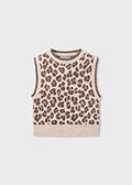 Leopard Sweater Vest