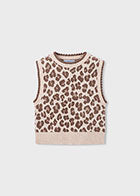 Leopard Sweater Vest