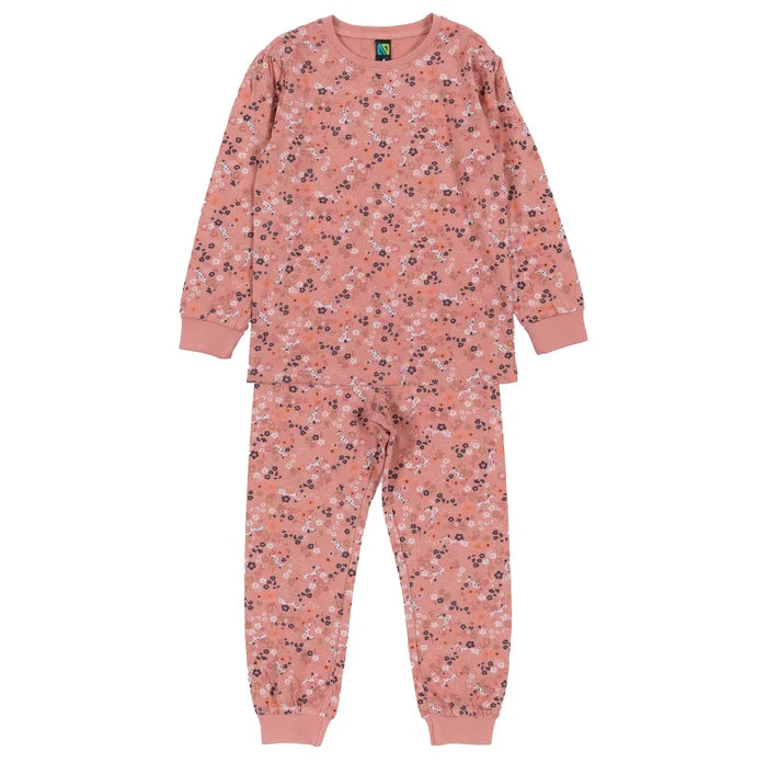 Light Pink Floral Pajamas