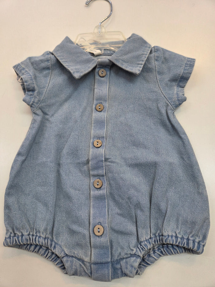 Lightweight Denim Romper